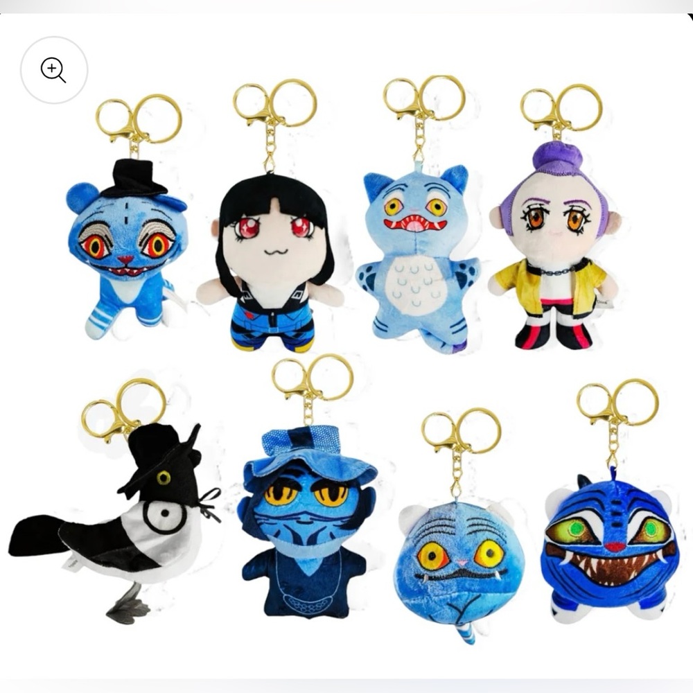 K-pop Huntrix Plushie Keychain -Pick One